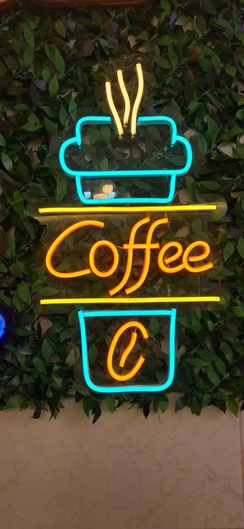 تابلو ال ای دی نئون قهوه کافه کافی شاپ نئون تابلو قهوه تابلو قهوه تابلو نئون قهوه کافه کافی شاپ فنجان لایت باکس اروپایی تابلو ال ای دی اقساطی