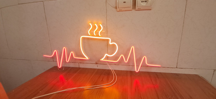 تابلو قهوه کافه کافی شاپ نئون تابلو قهوه تابلو قهوه تابلو نئون قهوه کافه کافی شاپ فنجان لایت باکس اروپایی تابلو ال ای دی اقساطی