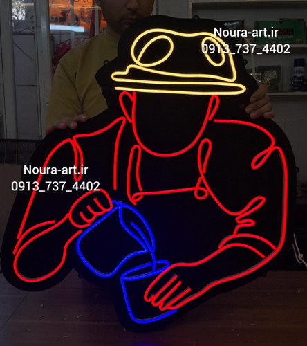 تابلو نئون باریستا