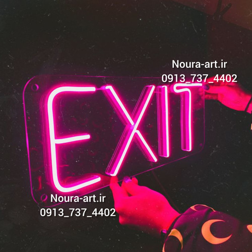 تابلو نئون طرح openباز است خوش آمدید ورود close خروج اقساطی